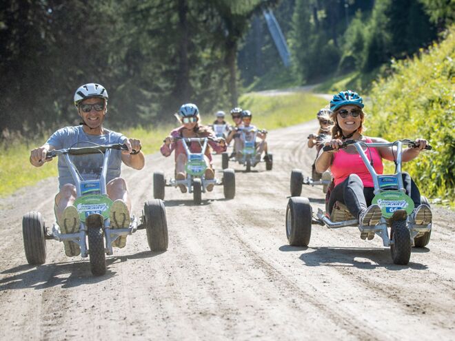 Mountain GoKart fahren auf der Hochwurzen